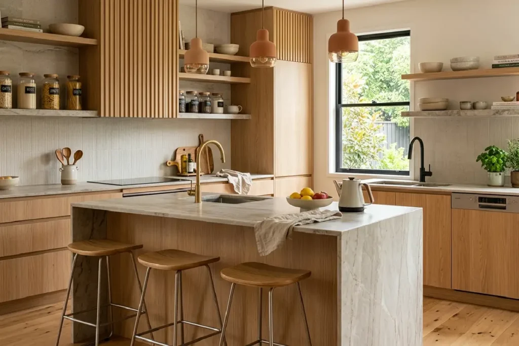 Despensa moderna e organizada para cozinha