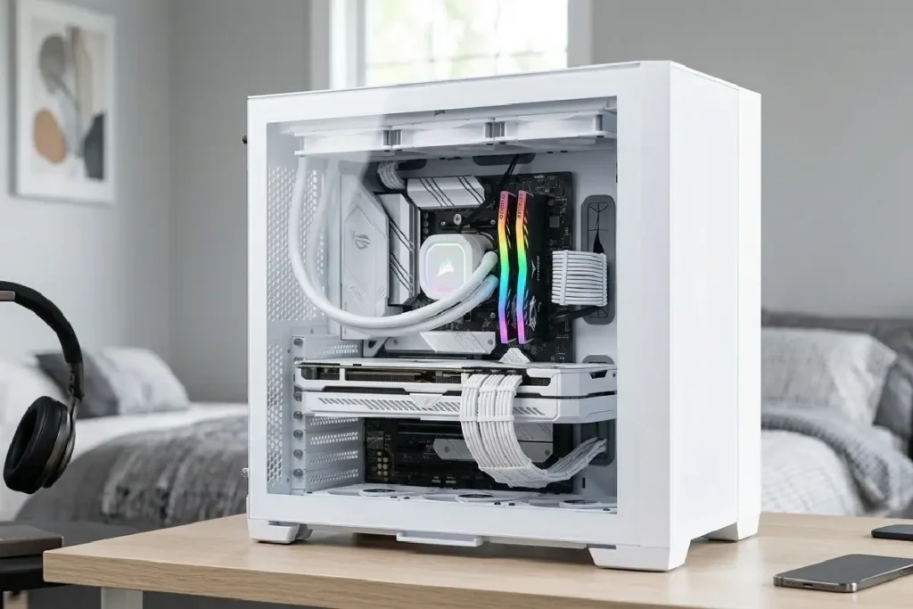 Teamgroup T-Force Gaming RAM memória RGB em setup PC gamer, módulos T-Force Dragon com iluminação RGB 16.7M cores, foco em performance gaming 2026, custo-benefício